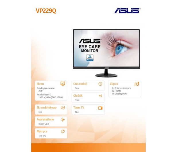 ASUS VP229Q - 1104141 - zdjęcie 6